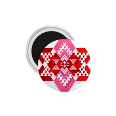 Valentine Heart Love Pattern 1 75  Magnets