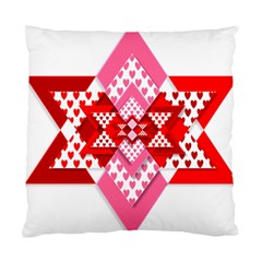 Valentine Heart Love Pattern Standard Cushion Case (two Sides)