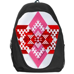 Valentine Heart Love Pattern Backpack Bag