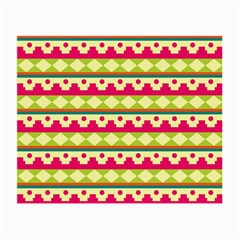 Tribal Pattern Background Small Glasses Cloth