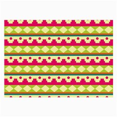 Tribal Pattern Background Large Glasses Cloth (2-side) by Amaryn4rt