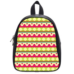 Tribal Pattern Background School Bags (small)  by Amaryn4rt