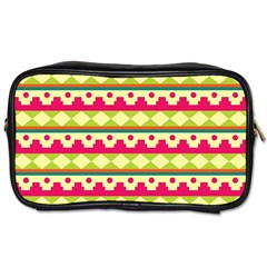 Tribal Pattern Background Toiletries Bags