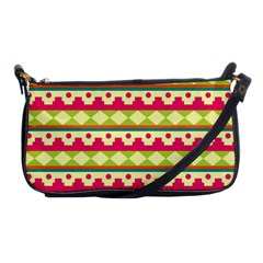 Tribal Pattern Background Shoulder Clutch Bags by Amaryn4rt