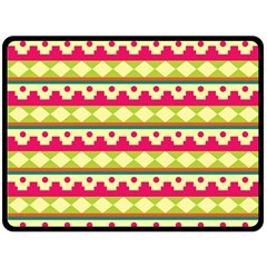 Tribal Pattern Background Fleece Blanket (large) 