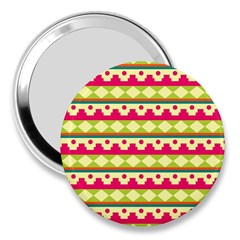 Tribal Pattern Background 3  Handbag Mirrors