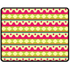 Tribal Pattern Background Double Sided Fleece Blanket (medium) 