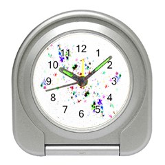 Star Structure Many Repetition Travel Alarm Clocks by Amaryn4rt