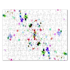 Star Structure Many Repetition Rectangular Jigsaw Puzzl