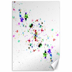 Star Structure Many Repetition Canvas 12  X 18   by Amaryn4rt