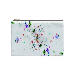 Star Structure Many Repetition Cosmetic Bag (medium)  by Amaryn4rt