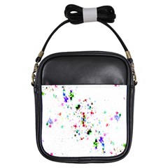 Star Structure Many Repetition Girls Sling Bags by Amaryn4rt