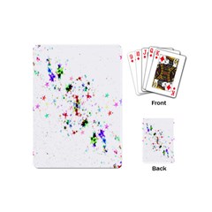 Star Structure Many Repetition Playing Cards (mini)  by Amaryn4rt