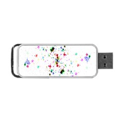 Star Structure Many Repetition Portable Usb Flash (two Sides)