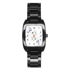 Star Structure Many Repetition Stainless Steel Barrel Watch