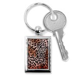 Tiger Motif Animal Key Chains (Rectangle)  Front