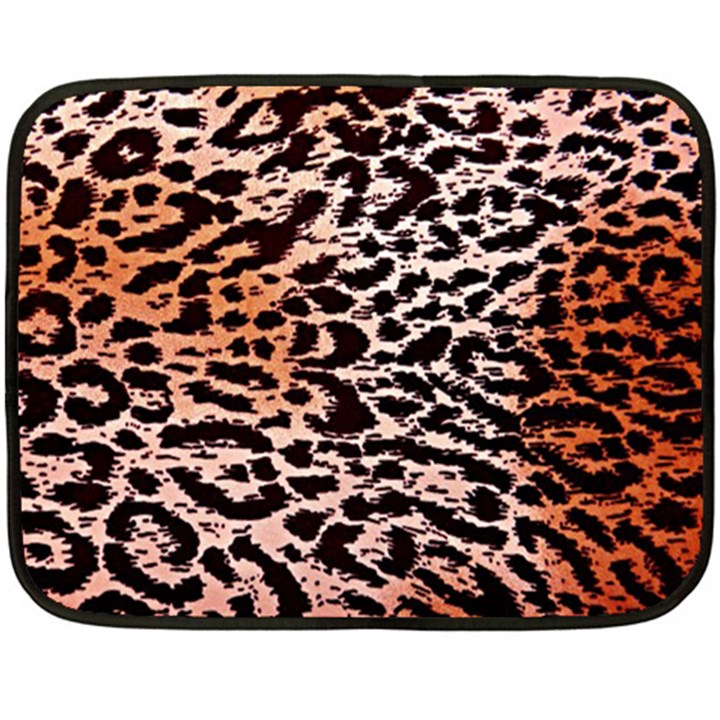 Tiger Motif Animal Fleece Blanket (Mini)