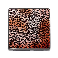 Tiger Motif Animal Memory Card Reader (square) by Amaryn4rt