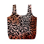 Tiger Motif Animal Full Print Recycle Bags (M)  Front