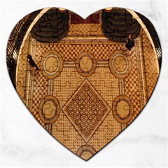 The Elaborate Floor Pattern Of The Sydney Queen Victoria Building Jigsaw Puzzle (heart) by Amaryn4rt