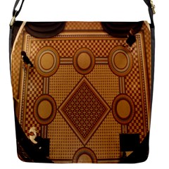 The Elaborate Floor Pattern Of The Sydney Queen Victoria Building Flap Messenger Bag (s)