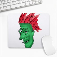 Crazy Man Drawing  Large Mousepads