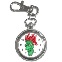 Crazy Man Drawing  Key Chain Watches