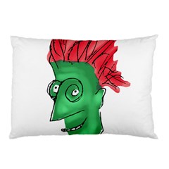 Crazy Man Drawing  Pillow Case