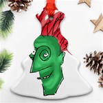 Crazy Man Drawing  Ornament (Christmas Tree)  Front