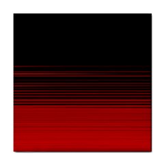 Abstract Of Red Horizontal Lines Tile Coasters