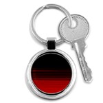 Abstract Of Red Horizontal Lines Key Chains (Round)  Front