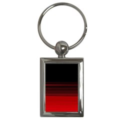 Abstract Of Red Horizontal Lines Key Chains (rectangle) 