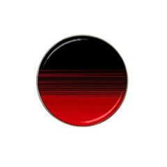 Abstract Of Red Horizontal Lines Hat Clip Ball Marker