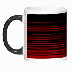 Abstract Of Red Horizontal Lines Morph Mugs