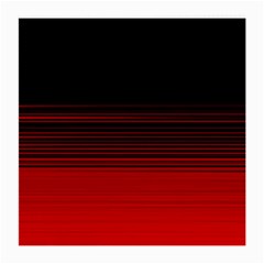 Abstract Of Red Horizontal Lines Medium Glasses Cloth