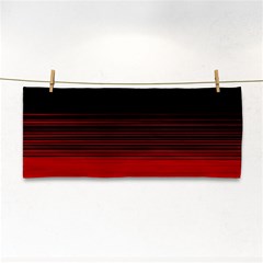 Abstract Of Red Horizontal Lines Cosmetic Storage Cases