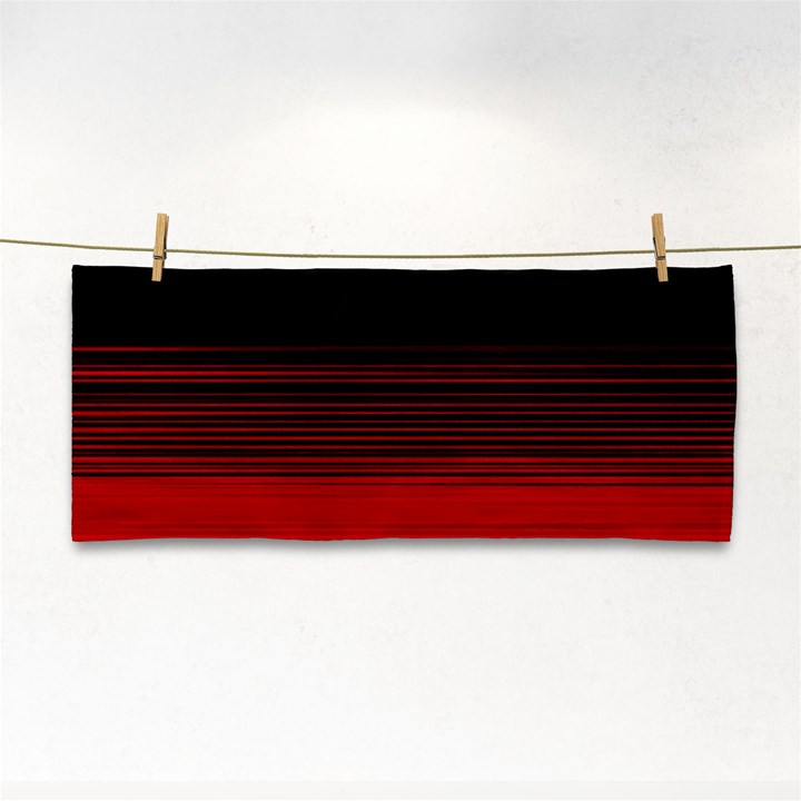 Abstract Of Red Horizontal Lines Cosmetic Storage Cases