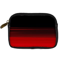 Abstract Of Red Horizontal Lines Digital Camera Cases