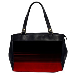 Abstract Of Red Horizontal Lines Office Handbags by Amaryn4rt