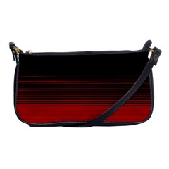 Abstract Of Red Horizontal Lines Shoulder Clutch Bags