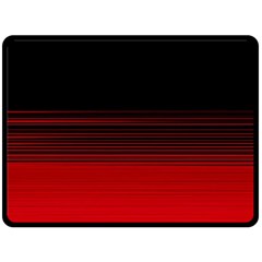 Abstract Of Red Horizontal Lines Fleece Blanket (large)  by Amaryn4rt