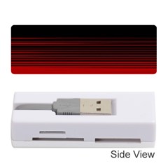 Abstract Of Red Horizontal Lines Memory Card Reader (stick) 