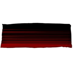 Abstract Of Red Horizontal Lines Body Pillow Case (dakimakura) by Amaryn4rt