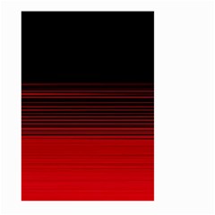 Abstract Of Red Horizontal Lines Large Garden Flag (two Sides)