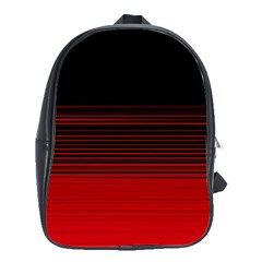 Abstract Of Red Horizontal Lines School Bags (xl) 