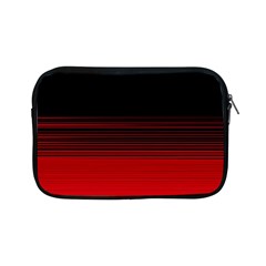 Abstract Of Red Horizontal Lines Apple Ipad Mini Zipper Cases