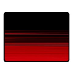 Abstract Of Red Horizontal Lines Double Sided Fleece Blanket (small)  by Amaryn4rt