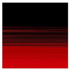 Abstract Of Red Horizontal Lines Large Satin Scarf (square) by Amaryn4rt