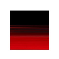 Abstract Of Red Horizontal Lines Satin Bandana Scarf