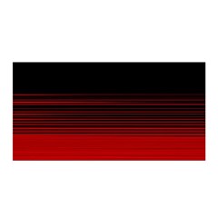 Abstract Of Red Horizontal Lines Satin Wrap